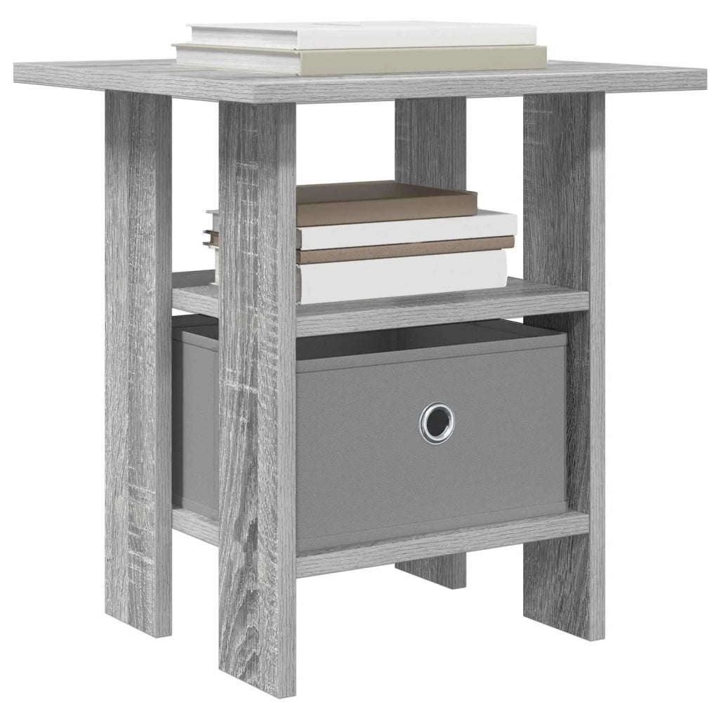 Comodino | Armadio da Notte | Mobiletto da notte Grigio Sonoma 41 x 40 x 45 cm Legno multistrato
