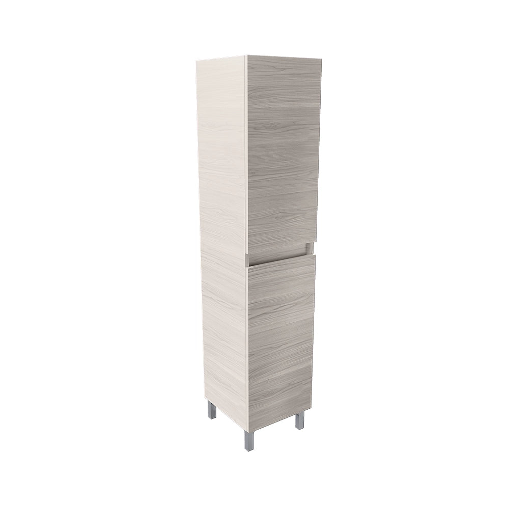 Colonna a terra 136cm con due ante rovere grigio | Sila