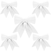 Decorazione di Natale Scintillante - 5 Pezzi - 17x18 cm/21x24 cm - Appeso - Avviso di Sicurezza