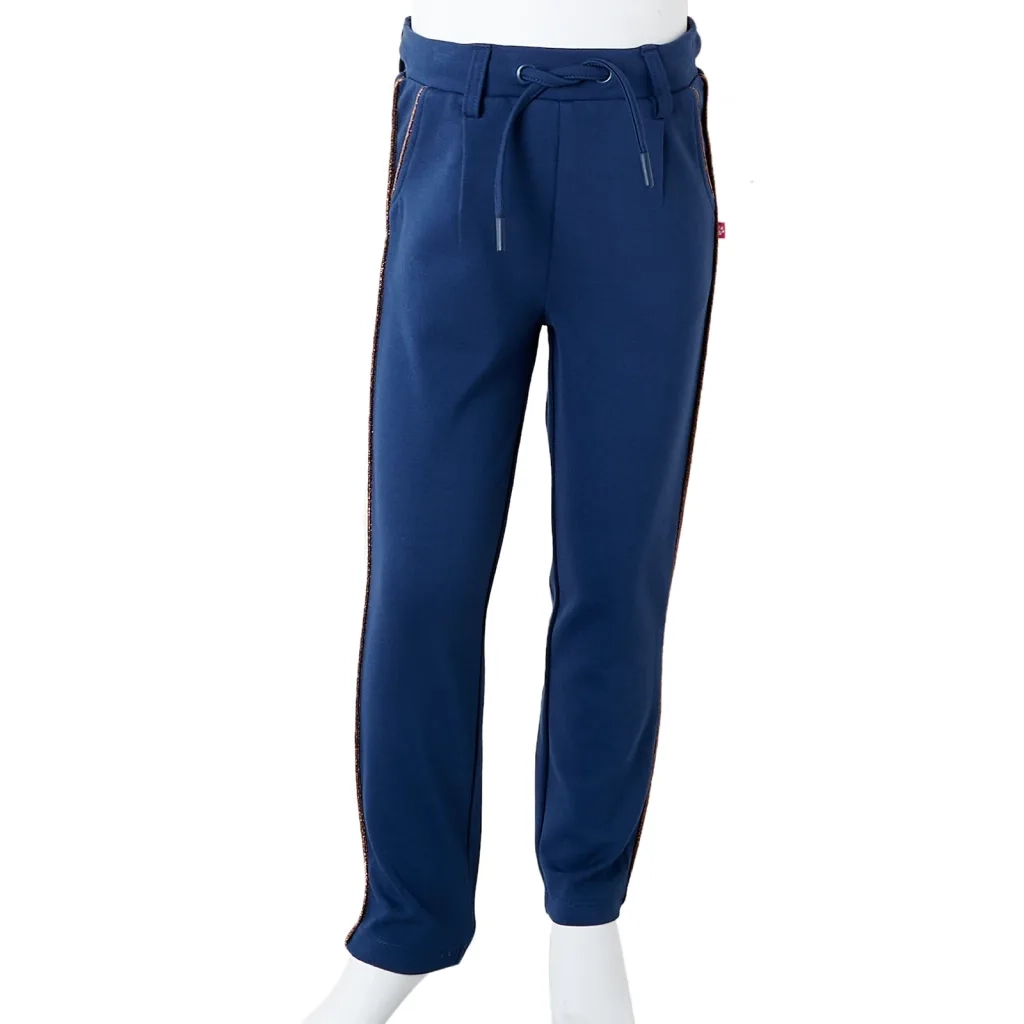 Pantaloni per Bambini con Coulisse Blu Marino 140 CFW5595908