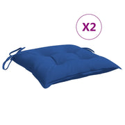 Cuscini per Pallet 2 pz | Cuscini per sedie Blu 50x50x7 cm Tessuto Oxford