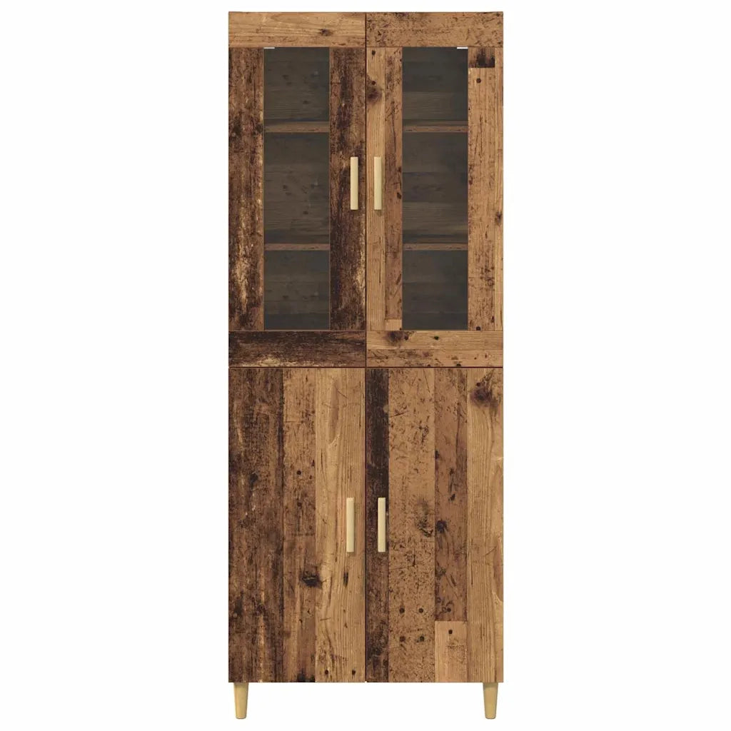 Credenza-Buffet-Armadio da cucina Legno vecchio 69,5 x 34 x 180 cm 239810