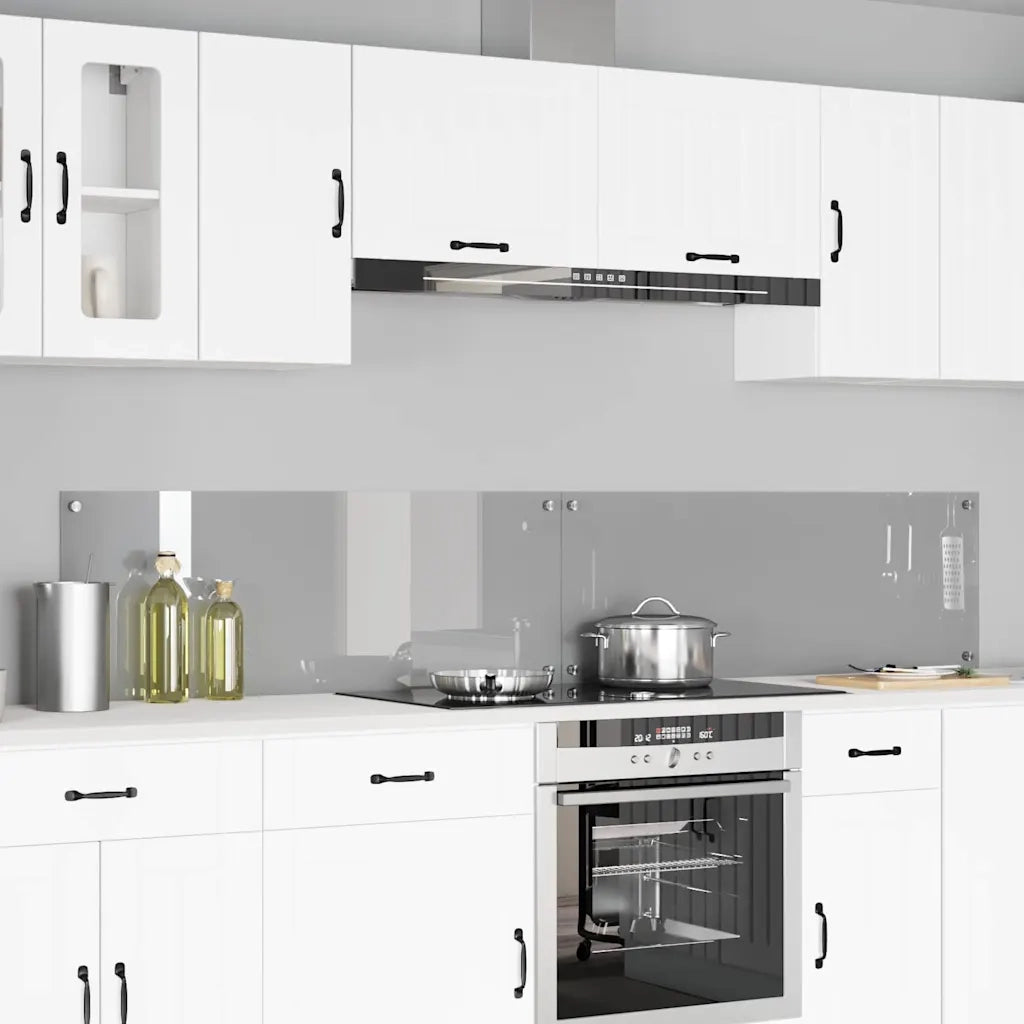 Schienale da cucina 2 pcs Grigio chiaro 110 x 40 cm 3415500