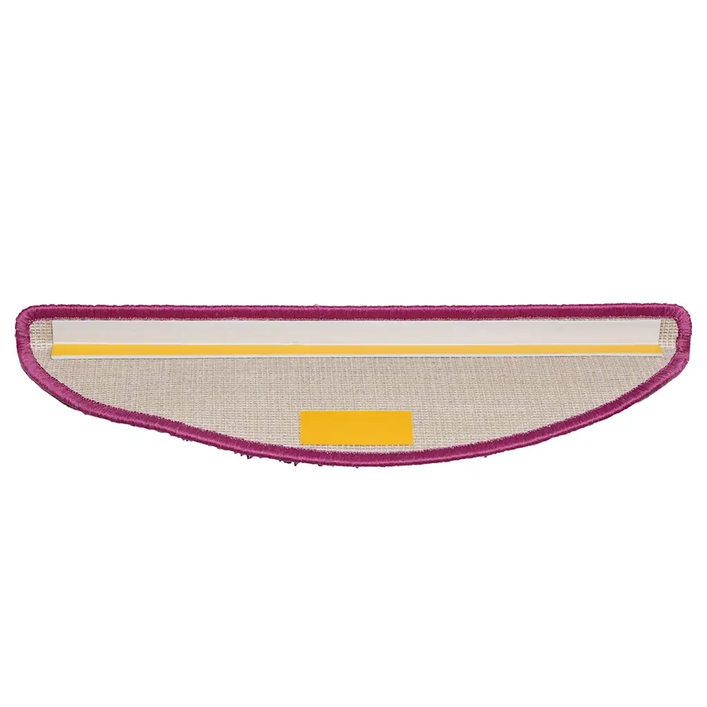 Tappetini per scale 20 pz 56x17x3 cm Viola Semicircolari 3365842
