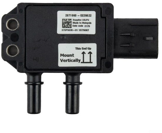 Sensore di Pressione Direct Fit di Sostituzione - Codice Articolo 2871960 - Adatto per ISX/ISB 6.7L/ISL 8.9L - Materiale in Plastica - Installazione Facile - Compatibile con Molti Modelli - Transduttore di Pressione
