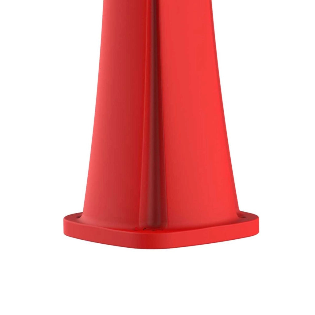 MPC Doccia Rossa in Polietilene HD con Riscaldamento Solare Altezza 226 cm Serbatoio 25 Litri Soffione Rotondo Ø 10 cm Accessori in Ottone Modello DOCCIA SOLARE RIO