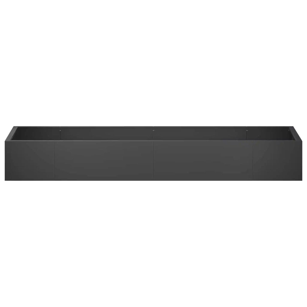 Muro di contenimento 8 pz 300 x 100 x 30 cm Acciaio Nero 3449240