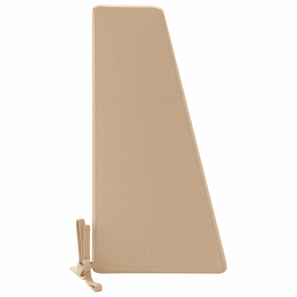 Cuscino schienale SOEST 100% Poliestere Sabbia 120 x 20 x 40 cm 946735