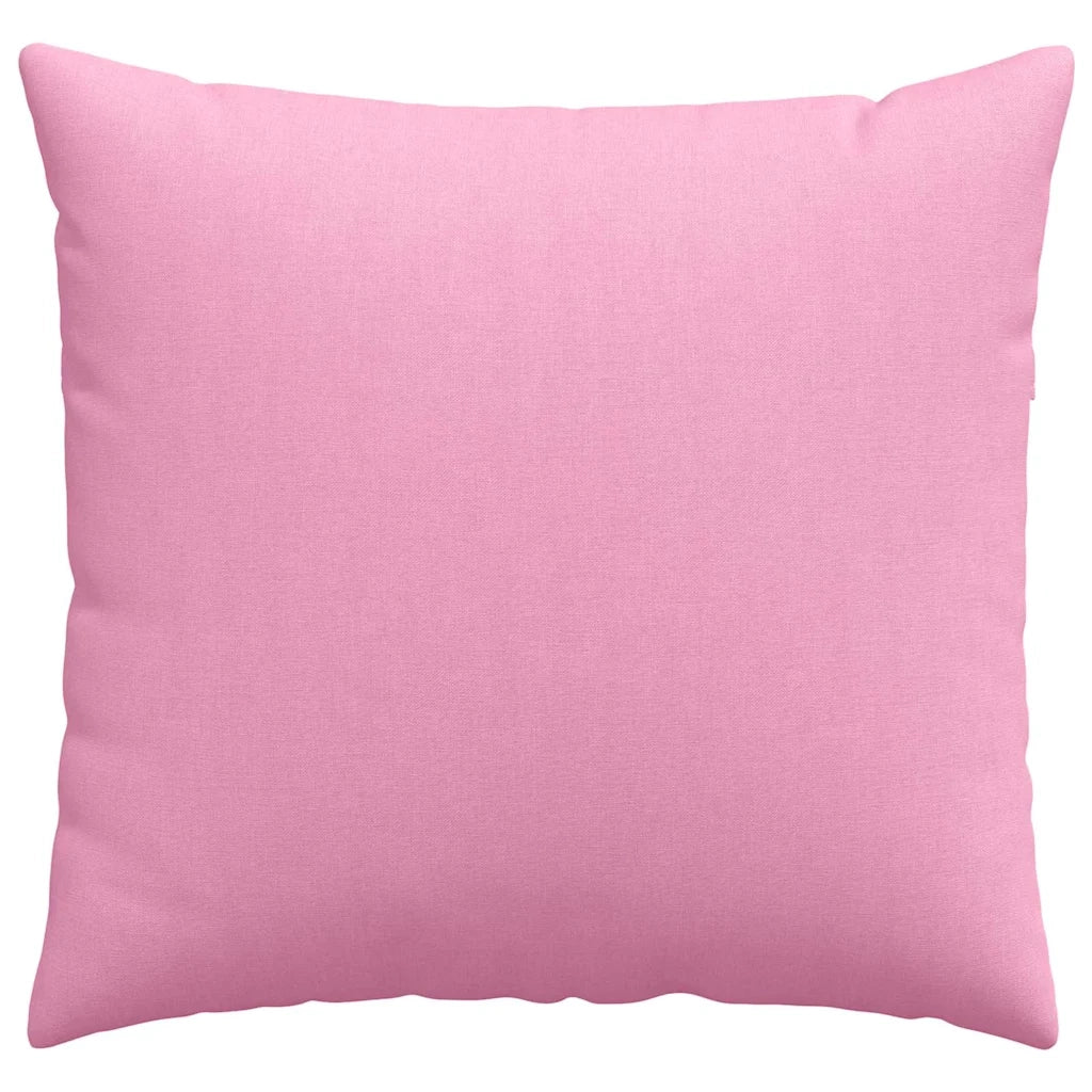 Cuscini da Divano 2 pcs Rosa 50 x 50 cm Tessuto