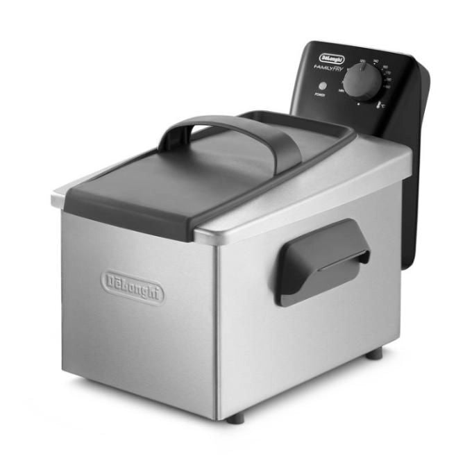 De’Longhi F24518CZ friggitrice Singolo Indipendente 2300 W Nero, Acciaio inossidabile