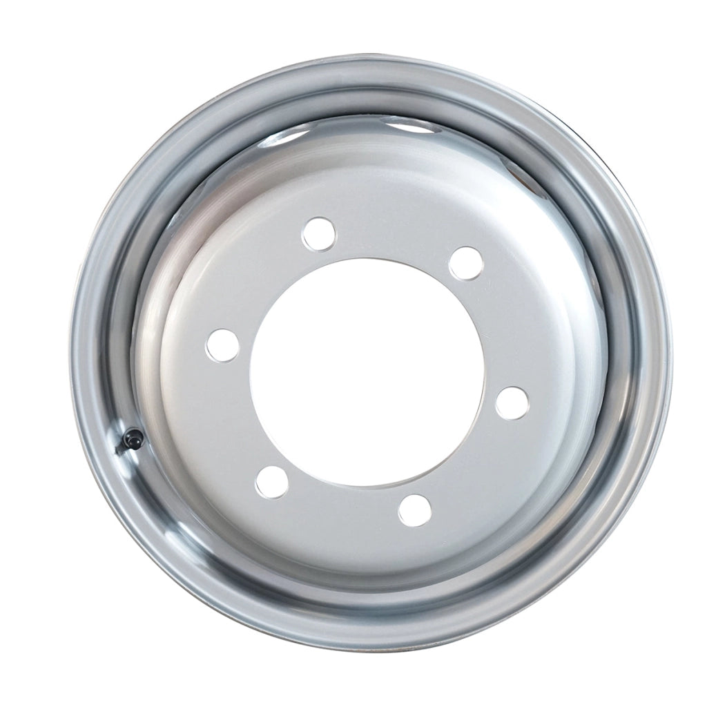 Cerchio in acciaio Iveco Daily/Eurocargo 65C/70C, 6JX16H2 ET 124, 6x160x205 Codice OEM 500307777, 98464866