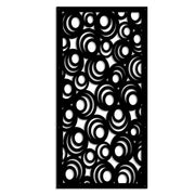 MICKEY - Pannello in PVC traforato - Parasole Misura: 73x148 cm, Colore: nero