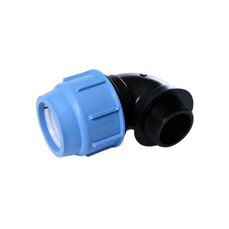 Gomito Pressione Polipropilene m 1"1/4 mm 40
