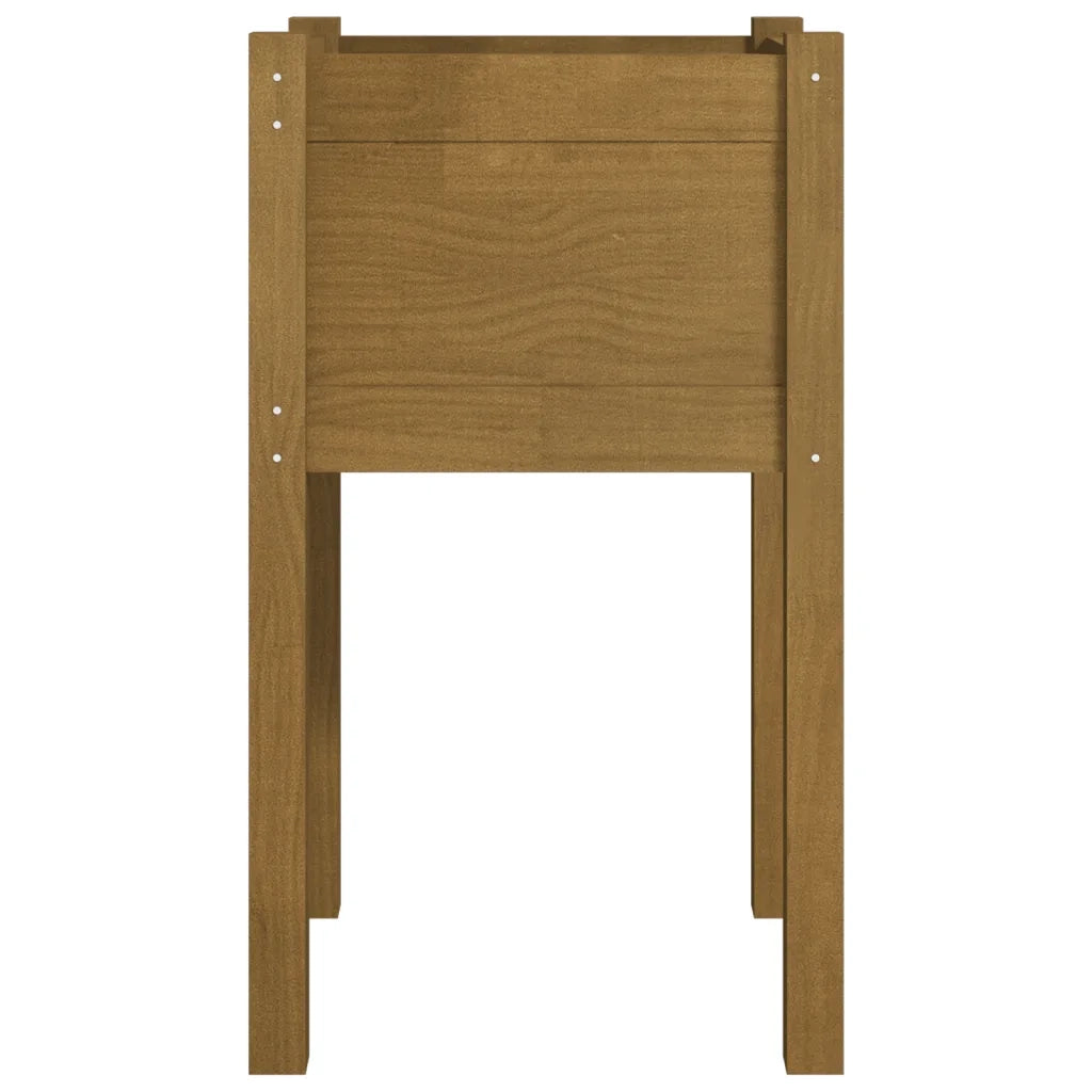 Fioriere da Giardino 2 pz Ambra 40x40x70 cm in Legno di Pino 810796