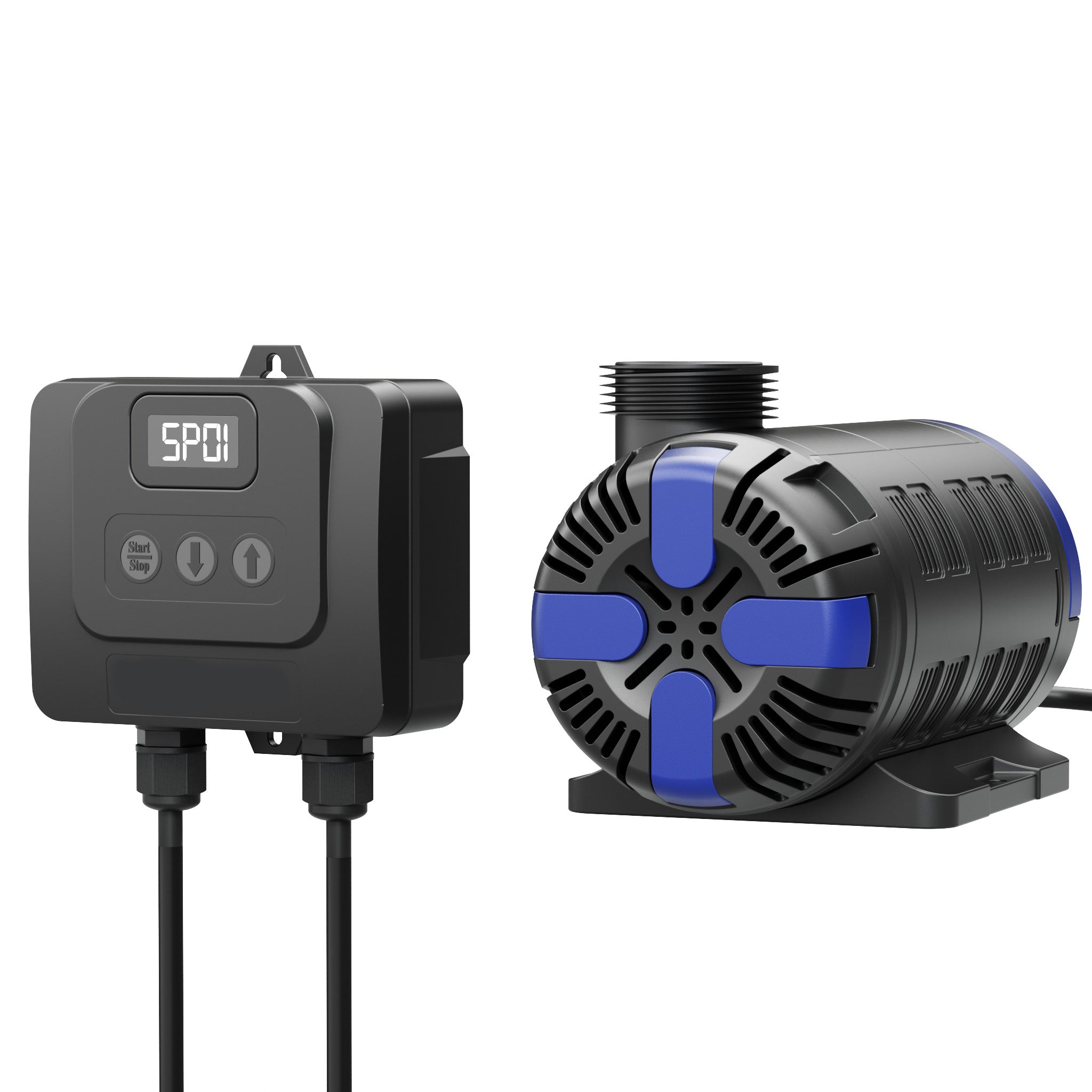 CET-8000 SuperECO Pompa per laghetto Regolabile in continuo da 500 a 8000l/h con 80W