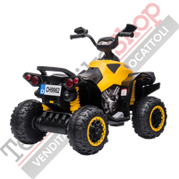Quad Elettrico per Bambini Quad Medio Sport 12V-Giallo