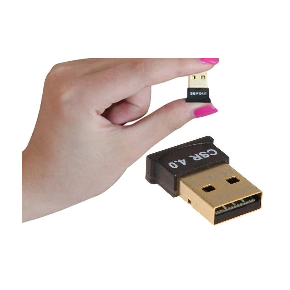 Trade Shop - Mini Ricevitore Universale Bluetooth Csr V4.0 Adattatore Dongle Usb Bl-v40 Pc -