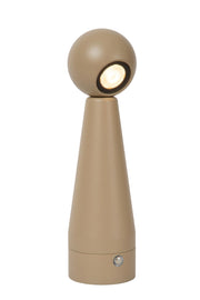 Lampada da tavolo LED ricaricabile IPSOS Lucide grigia
