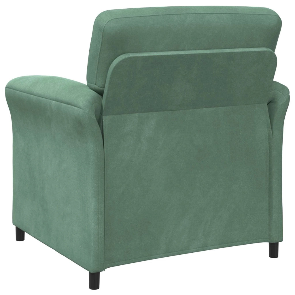 Set di divani 2 pz Verde Mare Velluto 3424896