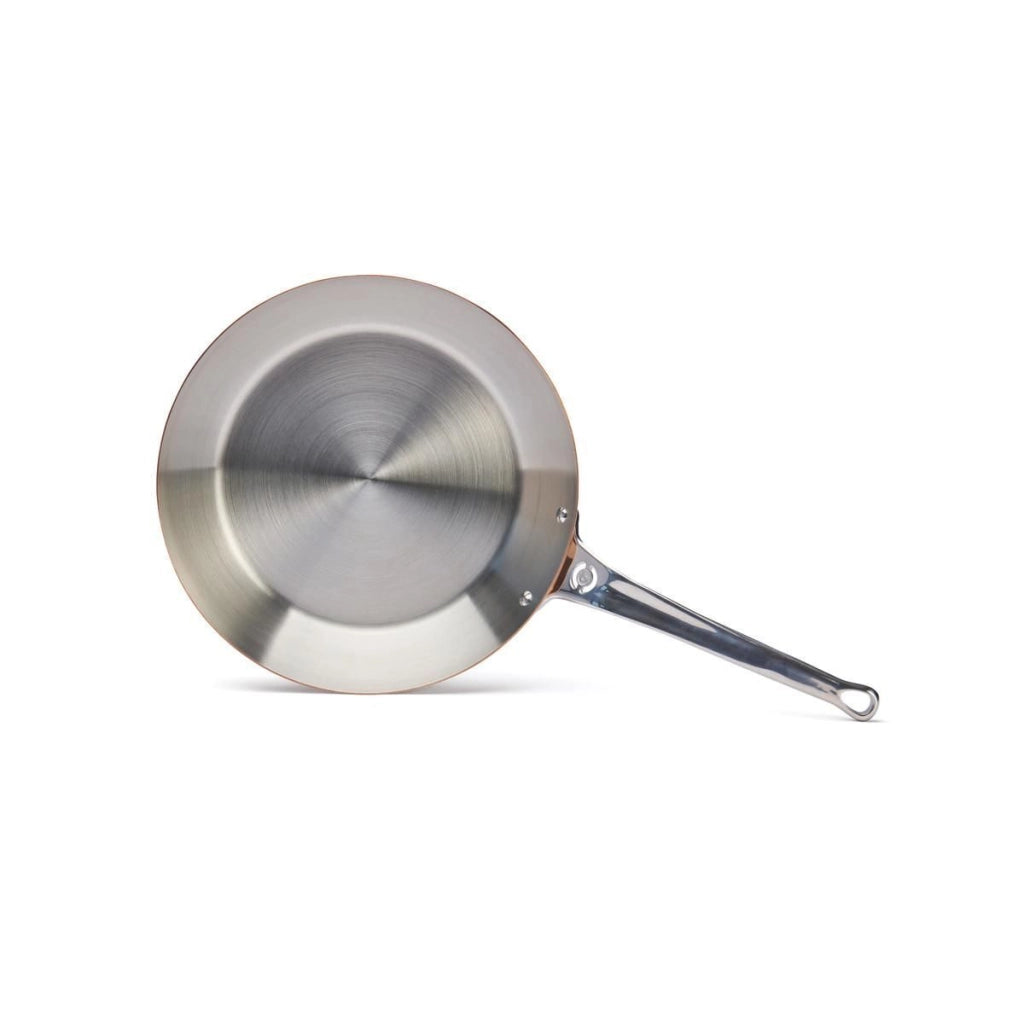 De Buyer 6224.32 Prima Matera Padella Multiuso in Rame e Acciaio inox Diametro 32 cm colore Acciaio inox Rame