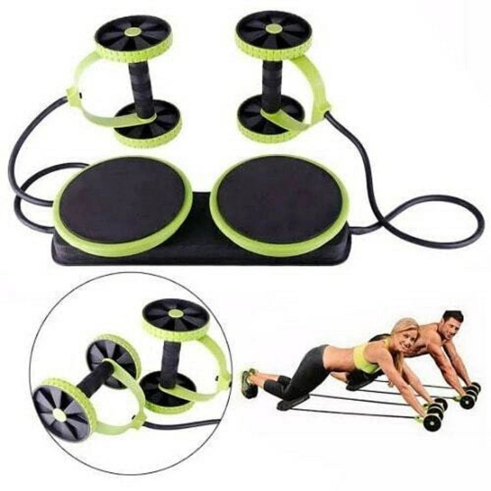 Trade Shop - Roller Multifunzione Estensore Addominali Pettorali Glutei Cosce Fitness -