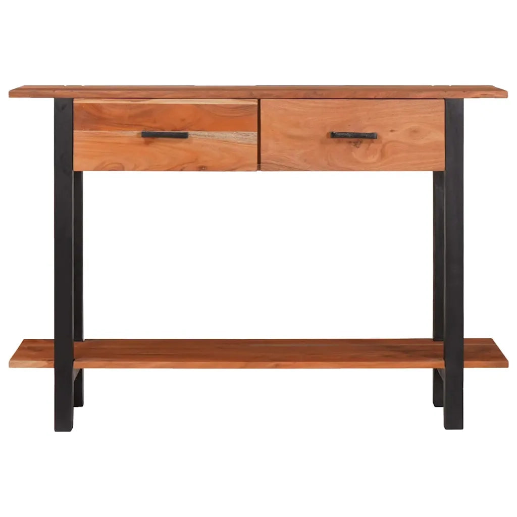 vidaXL Tavolo consolle con cassetto Marrone 110 x 30 x 75 cm