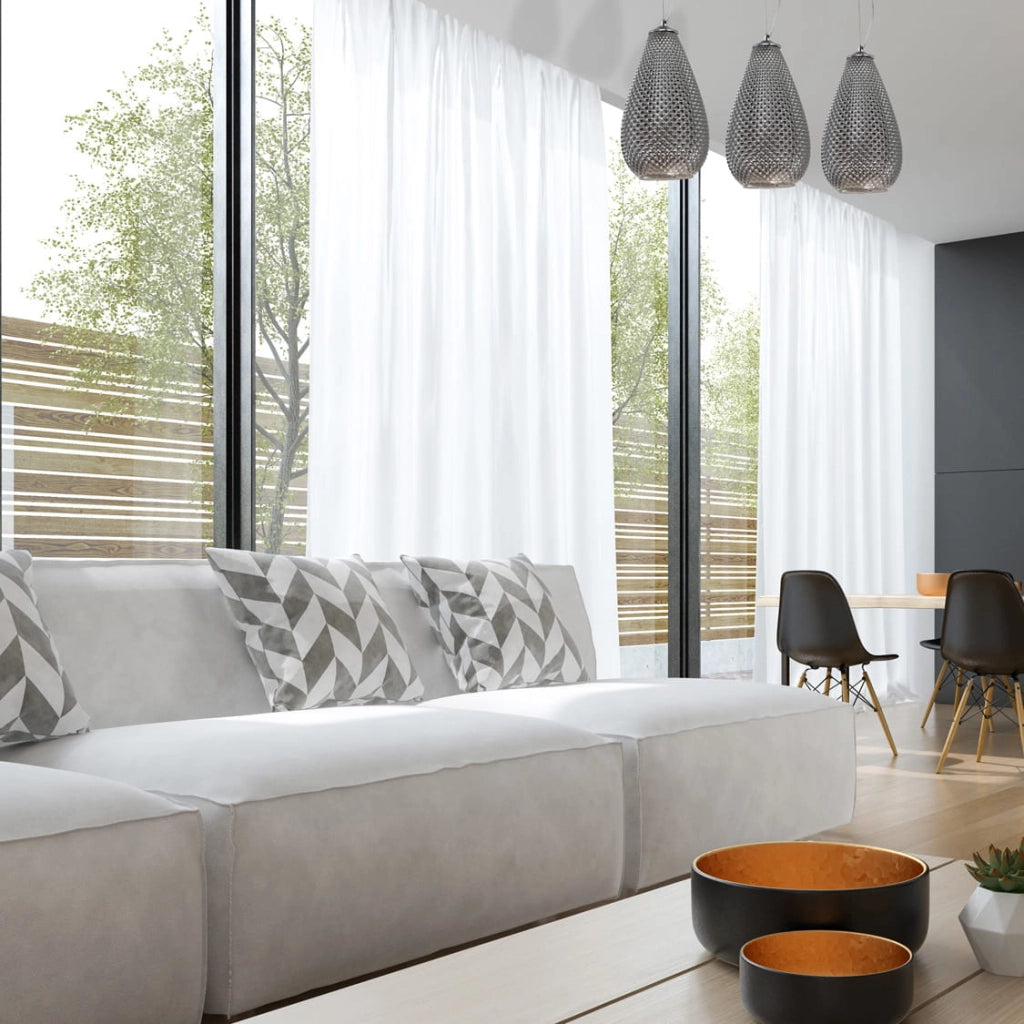 Lampadario Milagro Petra ML5481 3xE27 cromato vetro