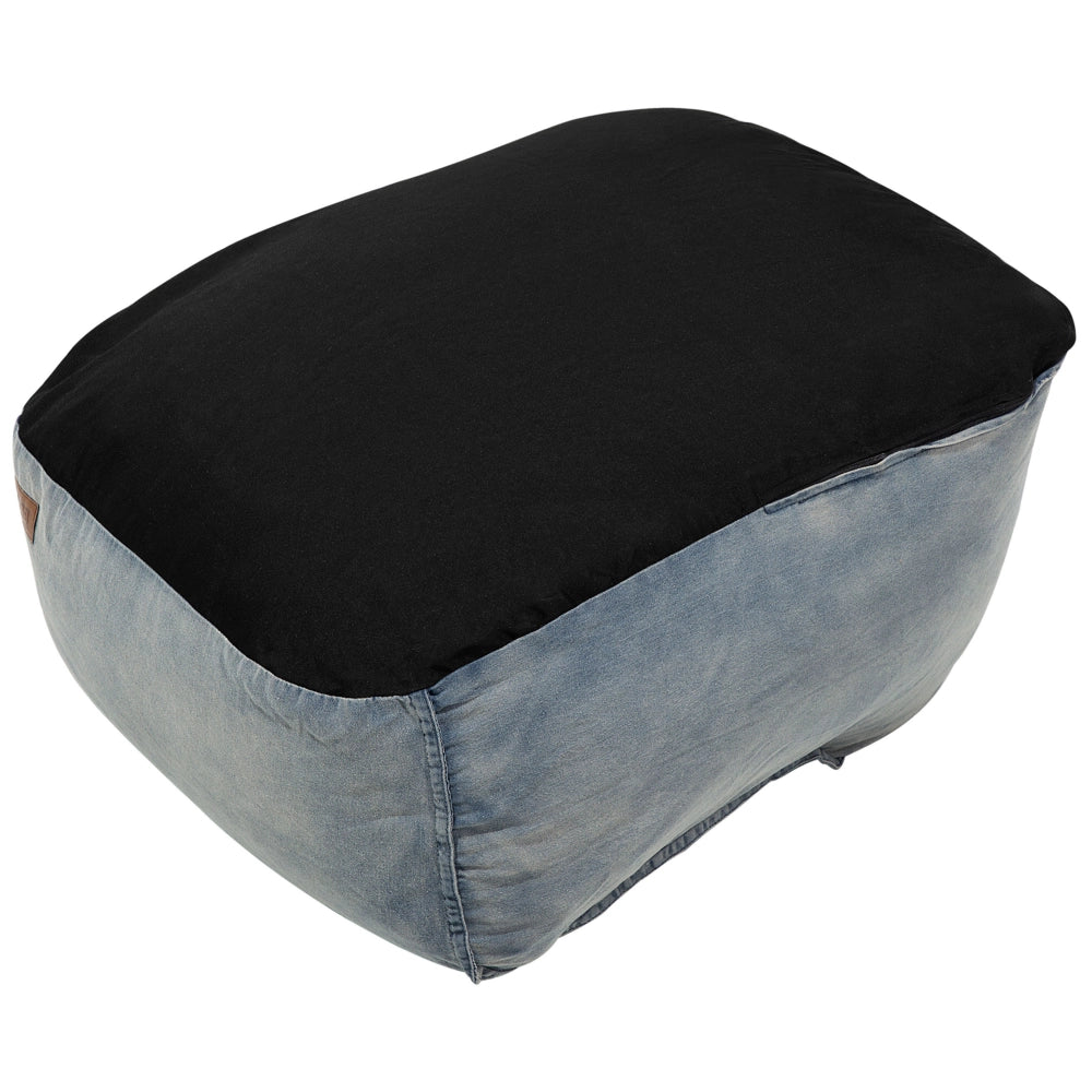 Sedia a sacco a goccia a goccia Sedia a Pour Poltrona sacco blu Sedia da gaming in denim moderno