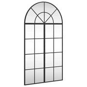 Specchio da Parete | Specchio decorativo Nero 60x110 cm Arco in Ferro