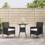 Set BistrÃ² da Giardino 3 pz con Cuscini in Polyrattan Nerocod mxl 117488