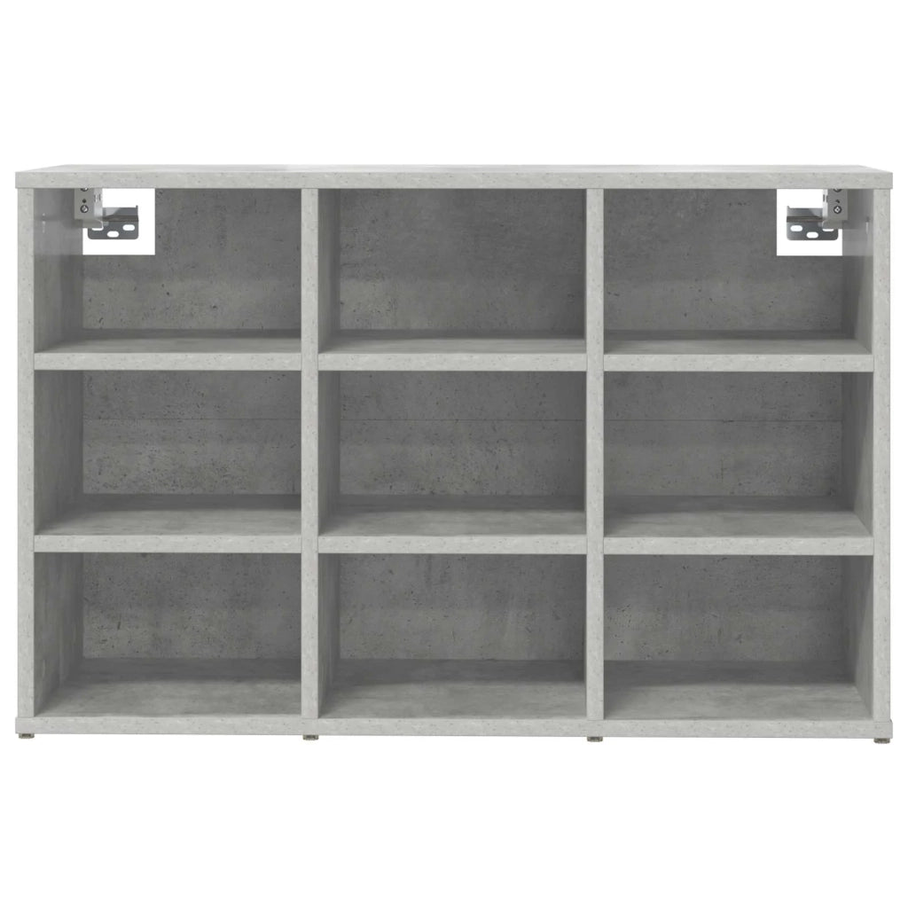 Mobile per scarpe Grigio cemento 77,5 x 30 x 51 cm 808679