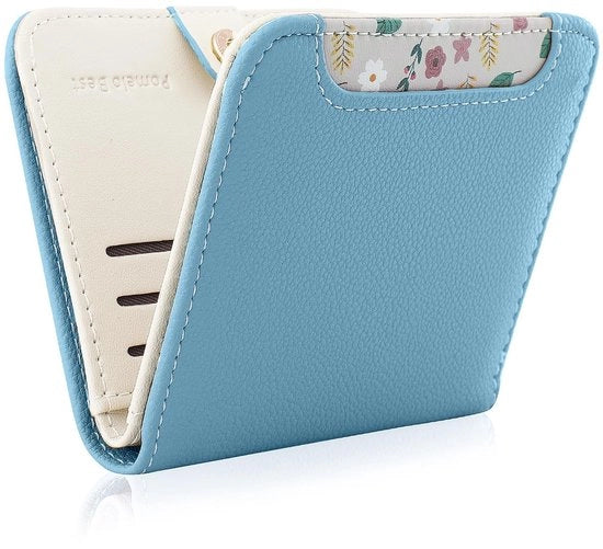 Portafoglio per donna con protezione RFID - Mini portafoglio - Materiale PU soffice - Leggero e pratico - 7 fessure per carte - Dimensioni 10,5 x 9 x 1,5 cm
