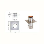 Piastra con elemento diritto d.1 10 inox aisi316l b08xb6zvxx