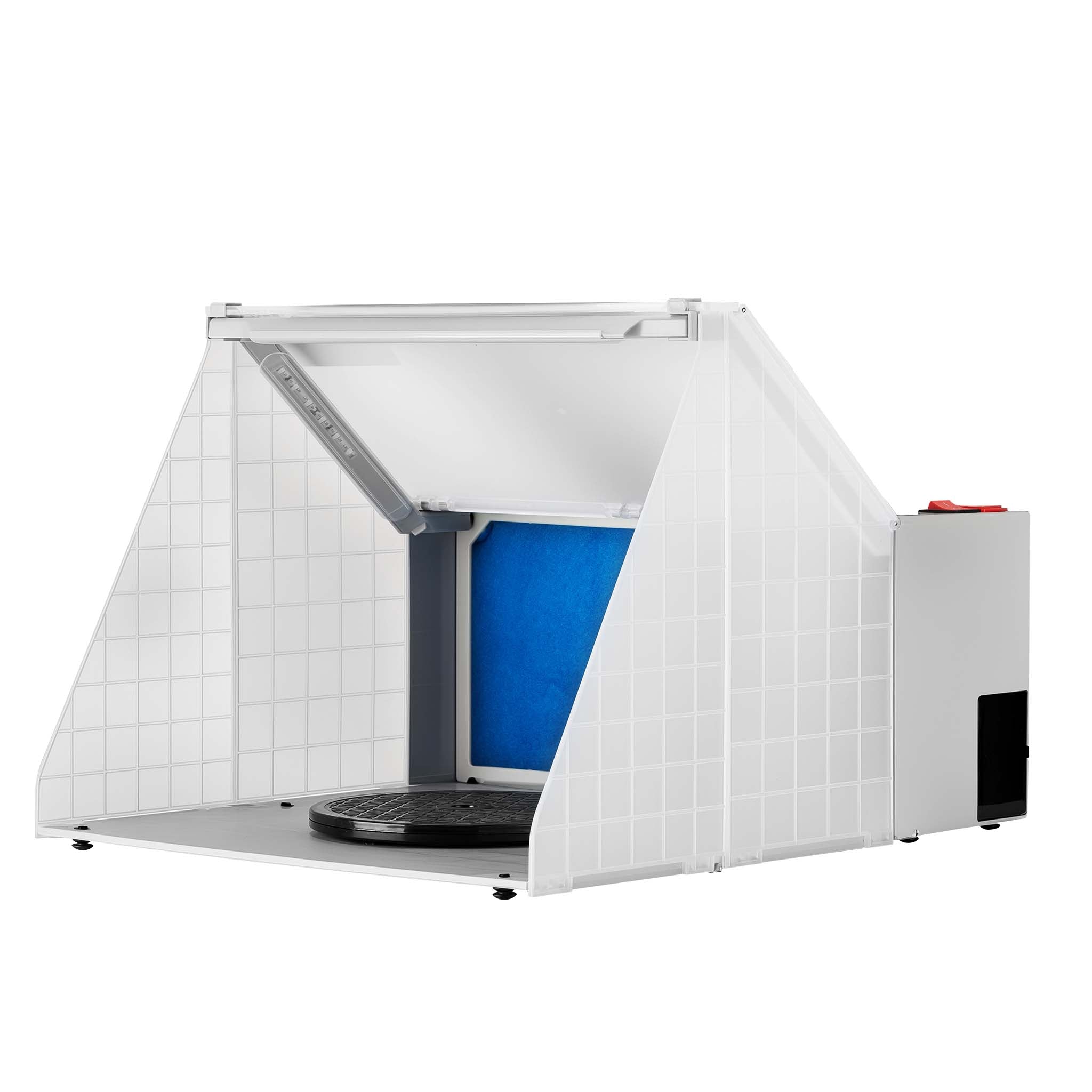 Cabina di aspirazione per verniciatura ad aerografo 4 m³/min Aspiratore Estrattore con luce