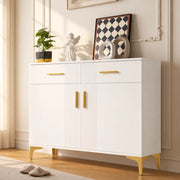 Credenza bianca in MDF 80 × 35 × 79,5 cm
