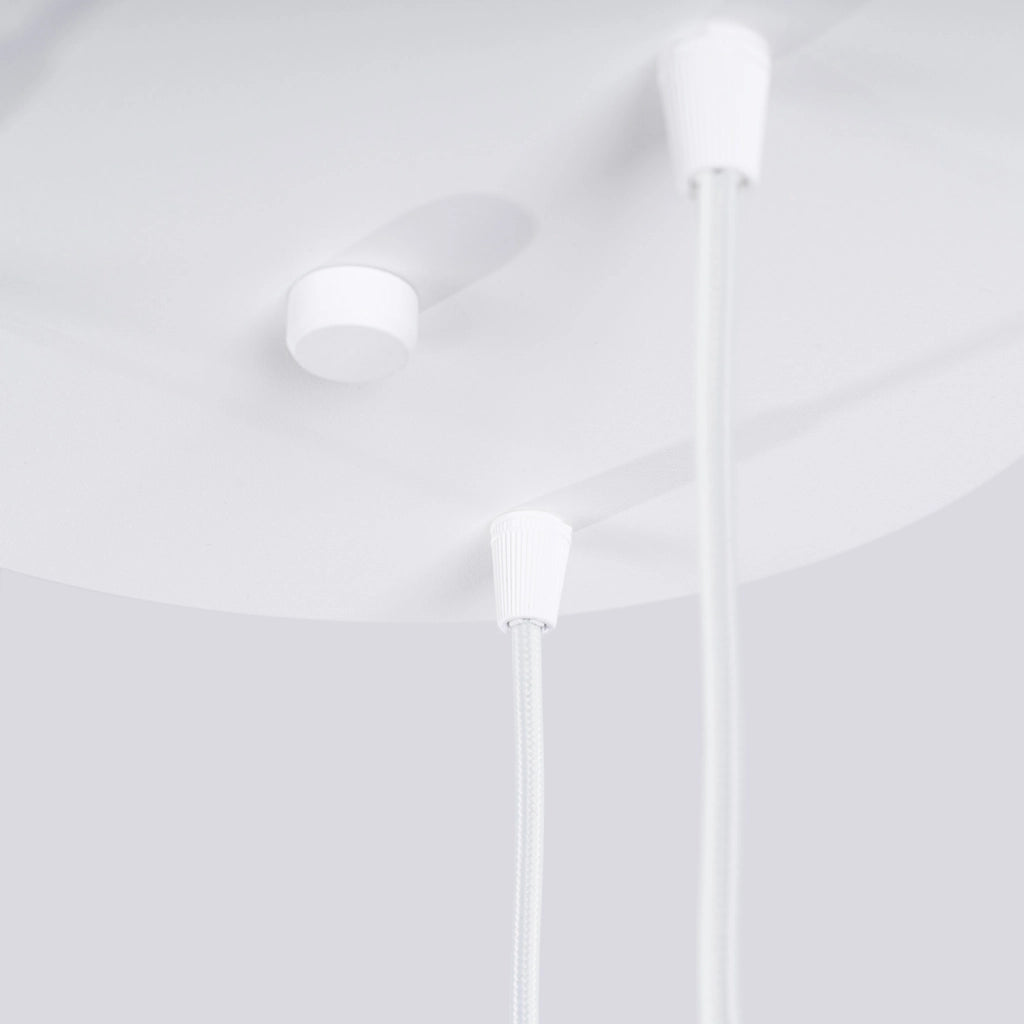 Lampada sospesa moderna 3 sfere vetro bianco G9 SFERA PureLume