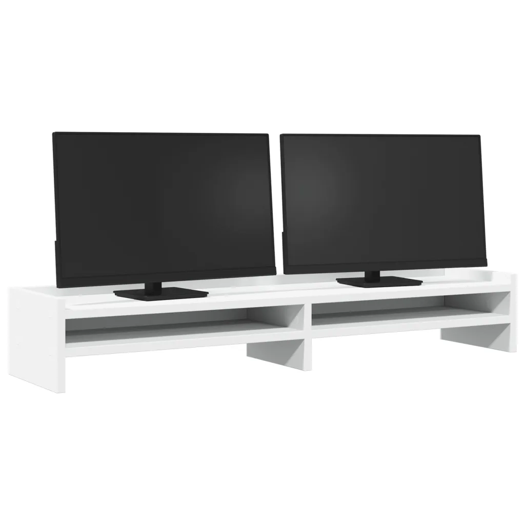 Supporto per Monitor Bianco 100x24x16 cm in Truciolato