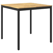 Tavolo Bar da Giardino Bianco e Nero 110 x 108,5 x 105 cm 901780