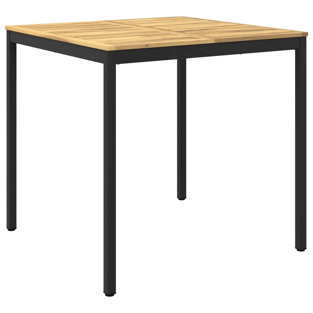 Tavolo Bar da Giardino Bianco e Nero 110 x 108,5 x 105 cm 901780