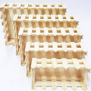 Trade Shop - Cestino Legno 5 Pezzi  64893 Matrioska Rettangolare Cassetta Portaoggetti -