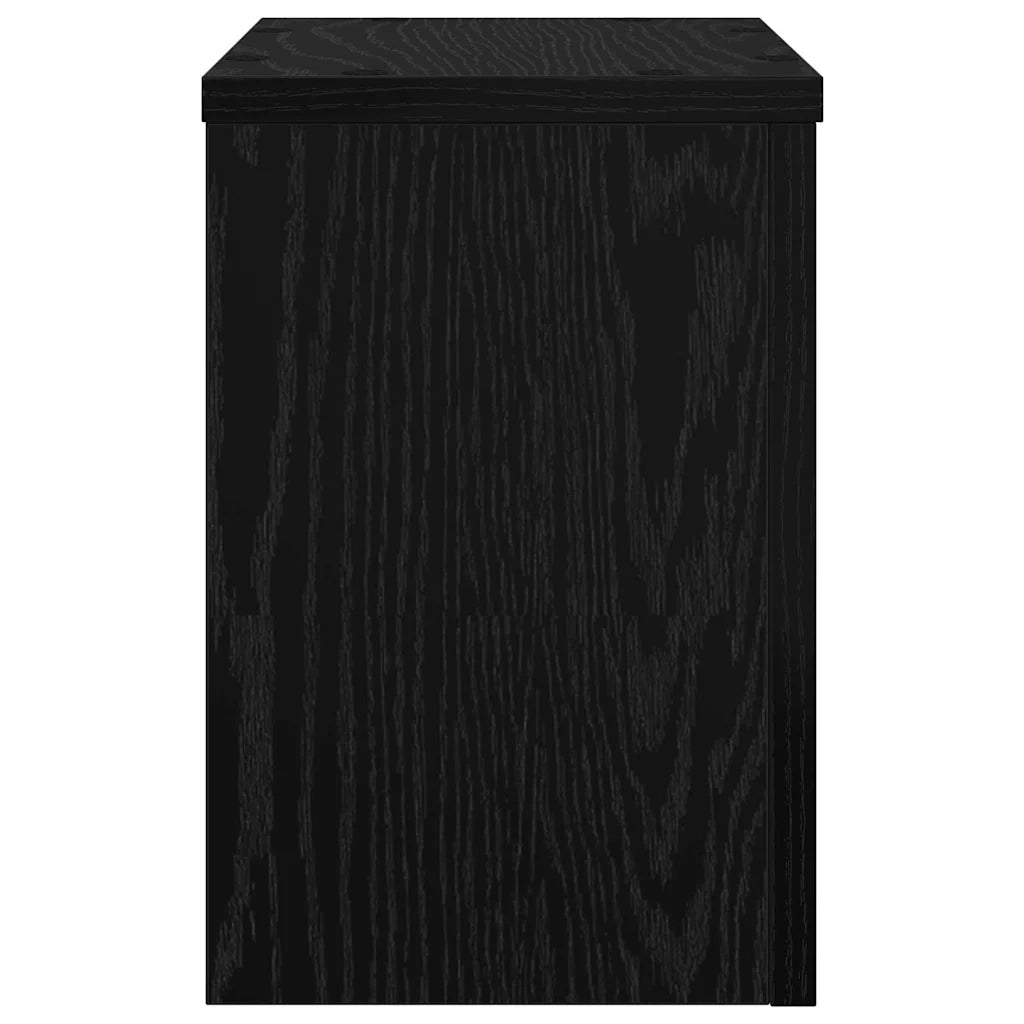 Supporto per piante 2 pcs Rovere Nero 20 x 20 x 30 cm 869229