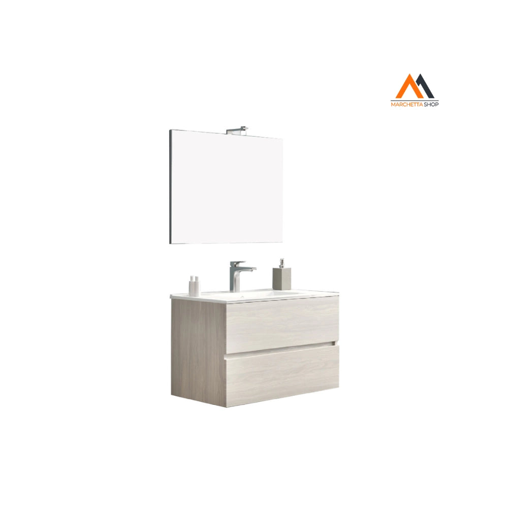 MOBILE BAGNO 'EASY' base 101 x 47 x h.53 - bianco lucido