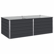 Letto rialzato da giardino Antracite 160 x 80 x 55 cm 8006400