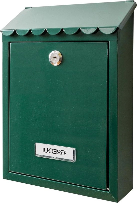 Bussola esterna in acciaio misura S (A5) - apertura posteriore - montaggio semplice - verde