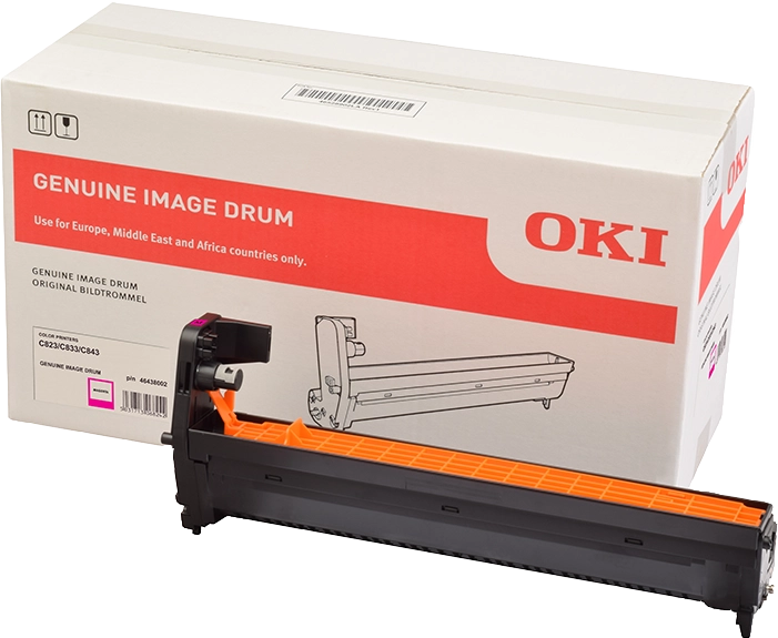 ORIGINAL OKI Tamburo magenta 46438002 C833/843 ~30000 Seiten