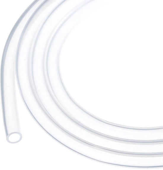 Slang di Silicone Rigido 3,05m - Slang Flessibile - 5mm ID / 7mm OD - Translucido - Alta Temperatura - Per Irrigazione e Pompaggio - Tubo di Silicone