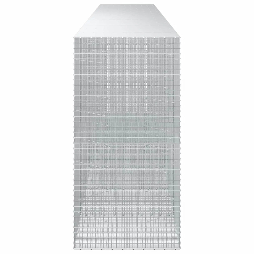 Gabione con filo da 3,5 mm e rete da 5x2,5 cm 700x100x200 cm 3462008