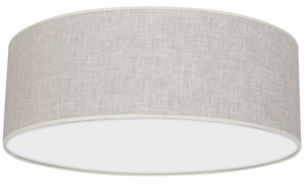 Plafoniera soffitto Milagro LINO 3xE27 lino bianca 50cm