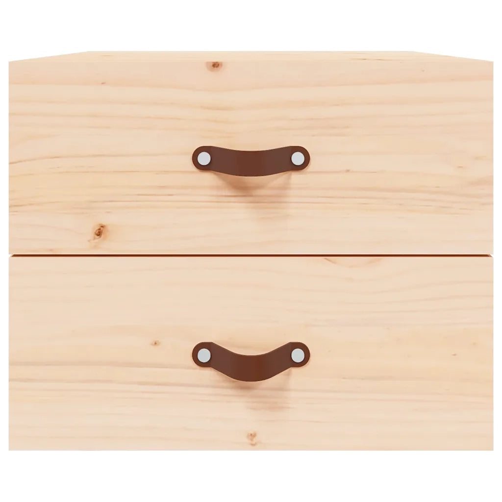Set di 2 Comodini | Armadio da Notte | Mobiletto da notte a Muro 50x36x40 cm