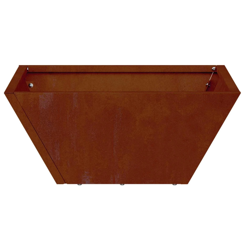 Fioriere | Cassetta per fiori | Vaso da giardino Ruggine 35 x 35 x 15 cm